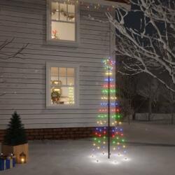 vidaXL Brad de Craciun, 108 LED-uri multicolore, 180 cm, cu tarus GartenMobel Dekor (343552)