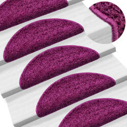 vidaXL Covorase scari, 20 buc. , 56x17x3 cm, violet, semirotunde GartenMobel Dekor (3365842) Covor