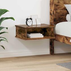 vidaXL Noptiera Stejar fumuriu 40 x 31 x 15 cm Lemn compozit GartenMobel Dekor (891112)
