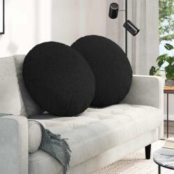 vidaXL Perne de Sezut 2 pcs Negru Ø80 x 29 cm tesatura GartenMobel Dekor (42014233)