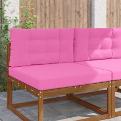 vidaXL Perna pentru canapea de exterior 2 pcs Roz Poliester GartenMobel Dekor (900861)