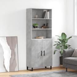 vidaXL Dulap înalt, gri beton, 69, 5x34x180, lemn compozit GartenMobel Dekor (3189281) Comoda