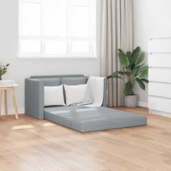 vidaXL Canapea extensibila 2 în 1, gri deschis, 112x174x55 cm, textil GartenMobel Dekor (353964) Canapea