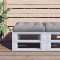 vidaXL Perna de paleti, gri, 60x60x12 cm, material textil GartenMobel Dekor (360448)