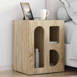 vidaXL Noptiera 2 pcs Stejar Sonoma 40 x 35 x 50 cm Lemn compozit GartenMobel Dekor (891249)