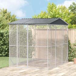 vidaXL Cusca pentru pasari Antracit 227 x 310 x 247 cm Otel Galvanizat GartenMobel Dekor (3325160)