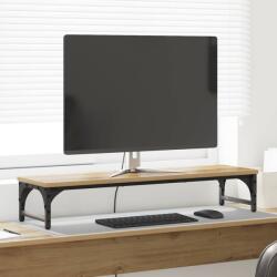 vidaXL Suport pentru monitor Stejar Artizanal 85 x 23 x 15, 5 cm GartenMobel Dekor (882185)