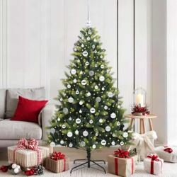 vidaXL Brad de Craciun artificial cu ramuri articulare 300 LEDs 180 cm GartenMobel Dekor (3395996)