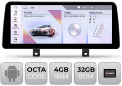 Edotec Navigatie Android BMW Seria 2 F22 F45 2012-2015 EVO 10.25 inch 4G 4GB+32GB (bm-8 12.3"+EVO-10.25-4+64)