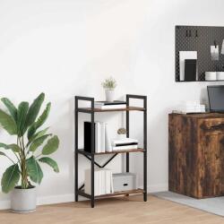 vidaXL Raft pentru carti Stejar fumuriu 56 x 34 x 96 cm Lemn compozit GartenMobel Dekor (883876) Biblioteca