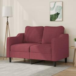 vidaXL Canapea cu 2 locuri, rosu vin, 120 cm, material textil GartenMobel Dekor (359357) Canapea