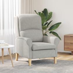vidaXL Fotoliu Gri Deschis Gri deschis Tesatura Standard Ergonomic GartenMobel Dekor (42009871)