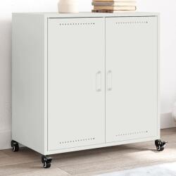 vidaXL Dulap, alb, 68x39x72 cm, otel GartenMobel Dekor (846661) Comoda