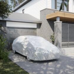vidaXL Husa auto pentru Sedan curele cu catarama complet, argintiu XXL GartenMobel Dekor (4008929)