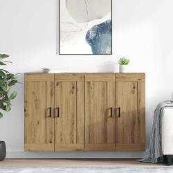 vidaXL Cabinet suspendat 2 pcs Stejar Artizanal 69, 5 x 34 x 90 cm GartenMobel Dekor (3415580) Comoda