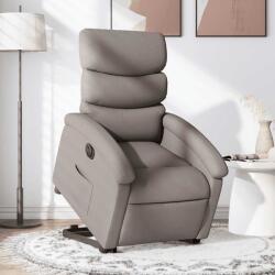 vidaXL Fotoliu electric rabatabil cu ridicare, gri taupe, textil GartenMobel Dekor (3204010)