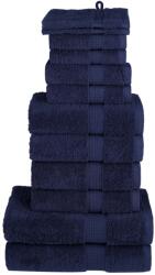 vidaXL Set de prosoape premium SOLUND, 12 piese, bleumarin, 600 g/m2 GartenMobel Dekor (137575) Prosop
