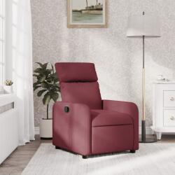 vidaXL Fotoliu rabatabil, rosu vin, material textil GartenMobel Dekor (374168)
