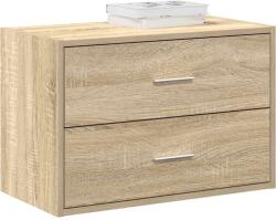 vidaXL Dulap cu 2 sertare Stejar Sonoma 60x31x40 cm Lemn prelucrat GartenMobel Dekor (858825) Comoda