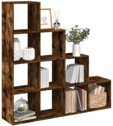 vidaXL Biblioteca/separator stejar fumuriu 131, 5x29x131, 5 cm lemn GartenMobel Dekor (857971) Biblioteca