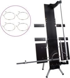 vidaXL Taietor de spuma cu picioare din aluminiu, 200 W GartenMobel Dekor (146436)