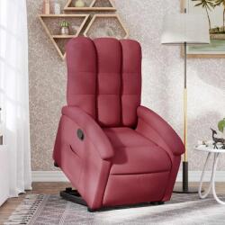 vidaXL Fotoliu rabatabil cu ridicare, rosu vin, material textil GartenMobel Dekor (3204095)