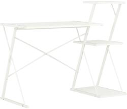 vidaXL Birou cu raft, alb, 116 x 50 x 93 cm GartenMobel Dekor (20287)