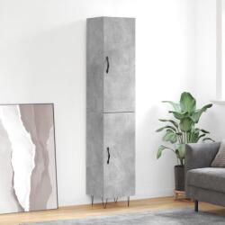 vidaXL Dulap înalt, gri beton, 34, 5x34x180 cm, lemn prelucrat GartenMobel Dekor (3198821) Comoda