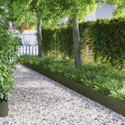 vidaXL Borduri pentru gazon 30 pcs Verde masliniu 103 x 0, 05 x 22 cm GartenMobel Dekor (874755)