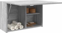 vidaXL Dulap perete baie, gri sonoma, 60x25x40 cm, lemn prelucrat GartenMobel Dekor (860072)