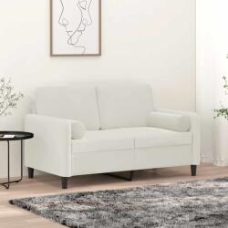 vidaXL Perne decorative, 2 buc. , crem, Ø15x50 cm, catifea GartenMobel Dekor (349517)