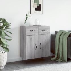 vidaXL Servanta, gri sonoma, 69, 5x34x90 cm, lemn compozit GartenMobel Dekor (827978) Comoda