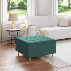 vidaXL Scaun cu buton cu perna Verde închis 80 x 80 x 45 cm tesatura GartenMobel Dekor (876836)