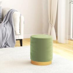 vidaXL Taburet depozitare rotund, verde muştar, catifea 31 x 37 cm GartenMobel Dekor (340292)
