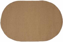 vidaXL Covor oval din iuta naturala 100x152 cm pentru living, maro (42010796) Covor