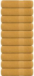 vidaXL Prosoape de mana 10 buc Aur 50x100 cm 360 g/m2 100% bumbac GartenMobel Dekor (136808) Prosop