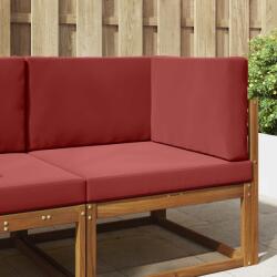vidaXL Perna pentru canapea de exterior 3 pcs bordo Poliester GartenMobel Dekor (900872)
