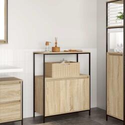 vidaXL Dulap de baie cu rafturi Stejar Sonoma 76, 5x35x95 cm GartenMobel Dekor (861918)