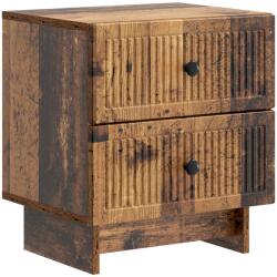vidaXL Noptiera lemn vechi cu 2 sertare, 43 x 34, 5 x 47, 5 cm (893851)