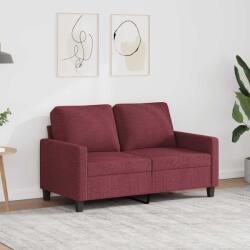 vidaXL Canapea cu 2 locuri, rosu vin, 120 cm, material textil GartenMobel Dekor (359161) Canapea