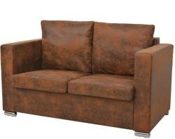 vidaXL Canapea cu 2 locuri, 137 x 73 x 82 cm, velur GartenMobel Dekor (244702) Canapea