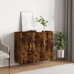 vidaXL Servanta, stejar fumuriu, 90x34x80 cm, lemn compozit GartenMobel Dekor (828089) Comoda