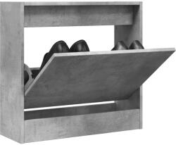 vidaXL Pantofar, gri beton, 60x21x57 cm, lemn compozit GartenMobel Dekor (839885) Pantofar
