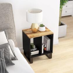 vidaXL Masa laterala, 40x31x46 cm, lemn masiv mango/lemn prelucrat GartenMobel Dekor (350644)