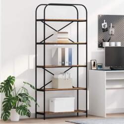 vidaXL Raft pentru carti Lemn vechi 80 x 30 x 183 cm Lemn compozit GartenMobel Dekor (879837) Biblioteca