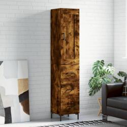 vidaXL Dulap înalt, stejar fumuriu, 34, 5x34x180 cm, lemn prelucrat GartenMobel Dekor (3200198) Comoda