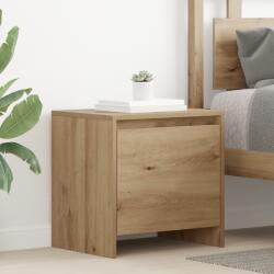 vidaXL Noptiera dormitor stejar artizanal 45 x 34 x 44, 5 cm cu spatiu depozitare (875235)