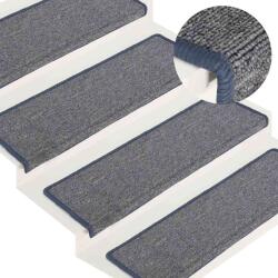 vidaXL Covorase pentru scari, 30 buc. , 65x21x4 cm, gri deschis si albastru, cu margini dreptunghiulare GartenMobel Dekor (3365780) Covor