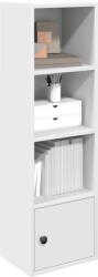 vidaXL Biblioteca, alb, 31x24x102 cm, lemn prelucrat GartenMobel Dekor (860337) Biblioteca