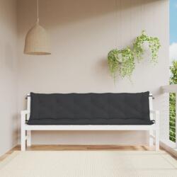 vidaXL Perne banca de gradina 2buc. , negru, 200x50x7cm, tesatura oxford GartenMobel Dekor (361742)